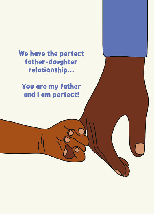 Father Daughter Relationship - Fathers Day Card