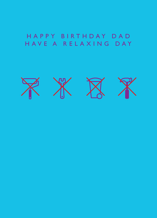 Happy Birthday Dad Card