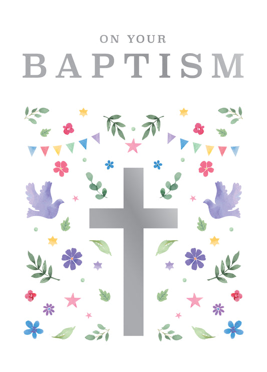 Floral Watercolour Baptism