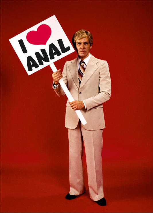 I Love Anal Card