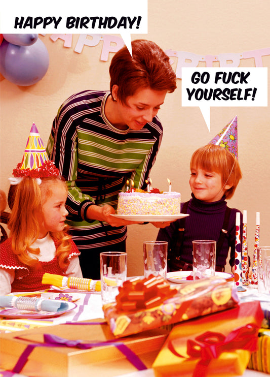 Go F**K Yourself Card