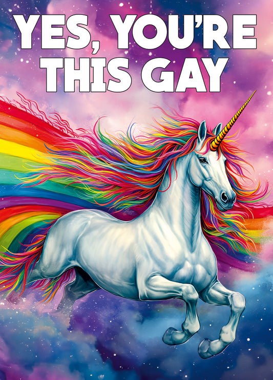 Yes, You're This Gay Card