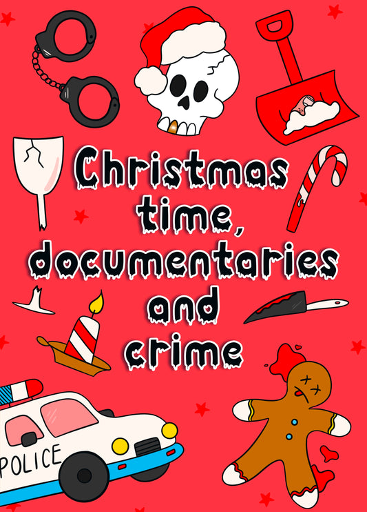Documentaries & Crime Christmas Themed Card