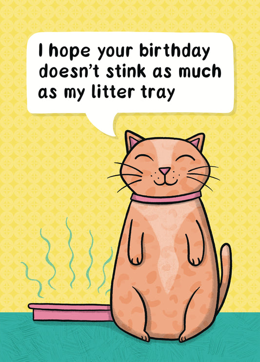 I Hope Your Birthday Doesn't Stink Card