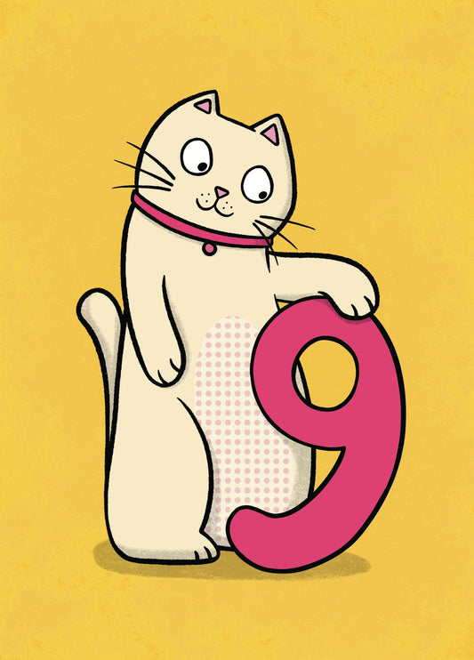 9th Birthday Card