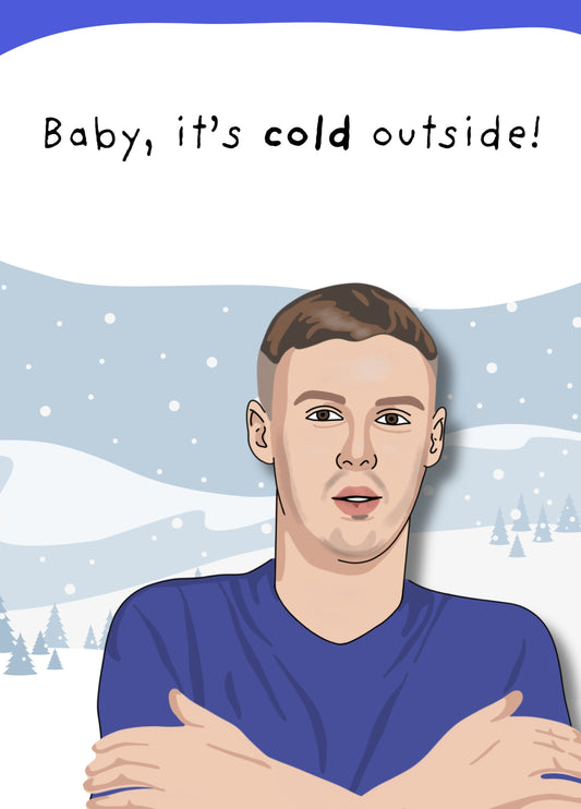 Cole Palmer, Chelsea , Football, Premier League, Christmas Card, For Him, For Her, For Them, Chelsea Supports - Cold Palmer