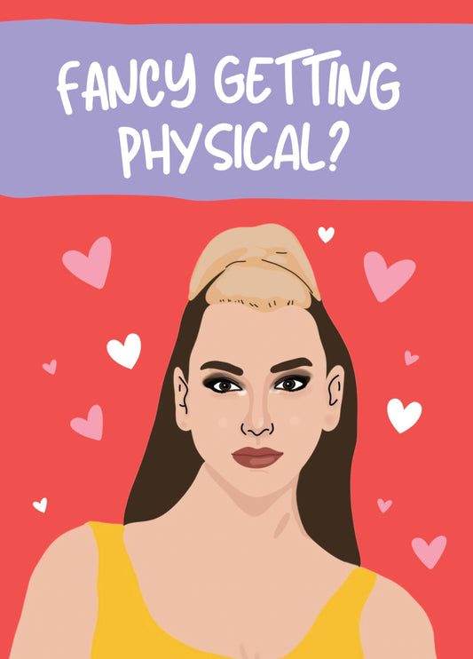 Dua Lipa Anniversary Card