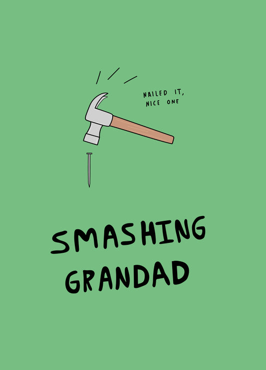 Smashing Grandad Card