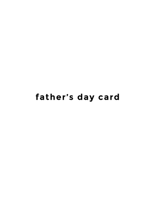 Father's Day Card