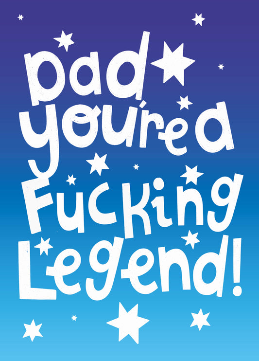 Fucking Legend Father's Day Card