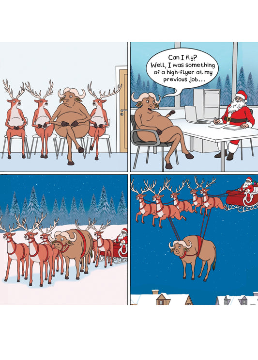 Santa's New Recruit Card