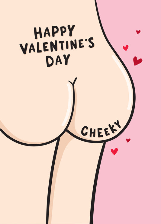 Cheeky Bum Valentine's Card
