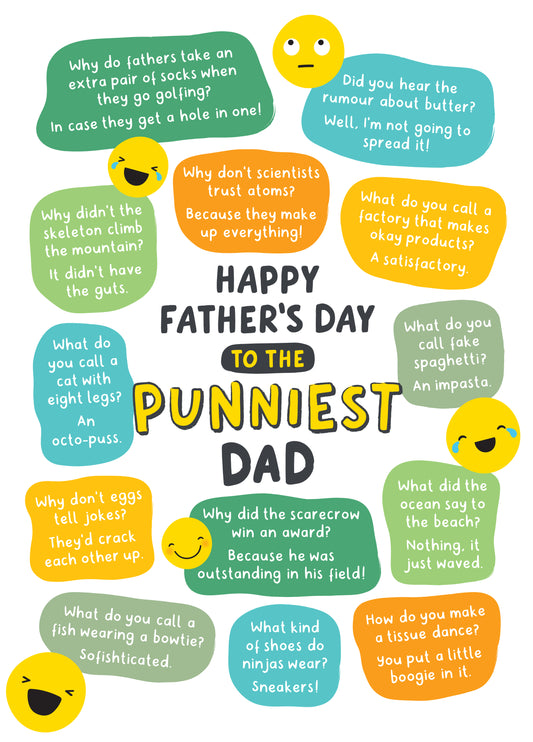 Punniest Dad Father's Day Card