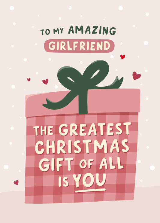 Greatest Gift Christmas Card For Girlfriend
