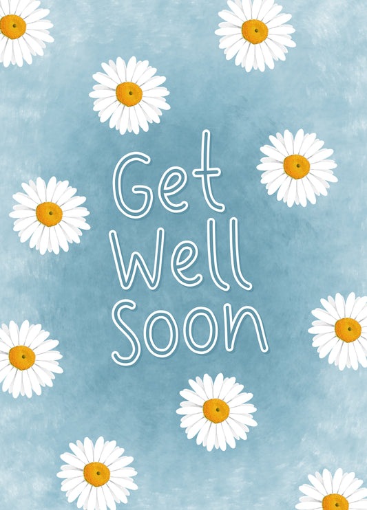 Daisies Get Well Soon Card