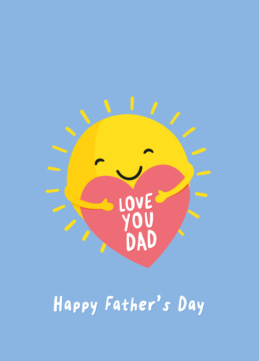 Love You Dad Father's Day Card