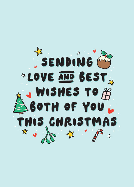 Love & Best Wishes To Both Of You Card