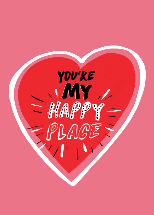 You're My Happy Place Card