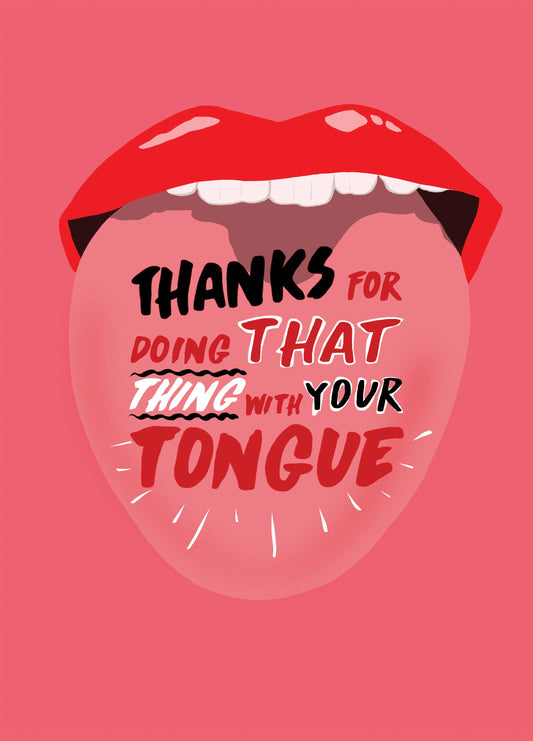 Thanks For Doing That Thing Card