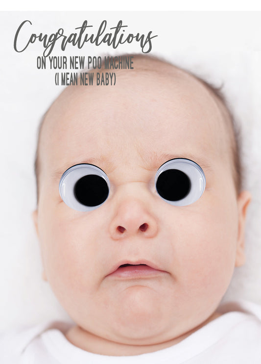 I Mean New Baby Card