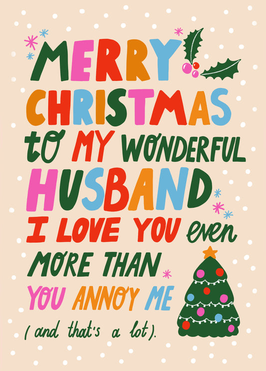 Merry Christmas To My Wonderful Husband