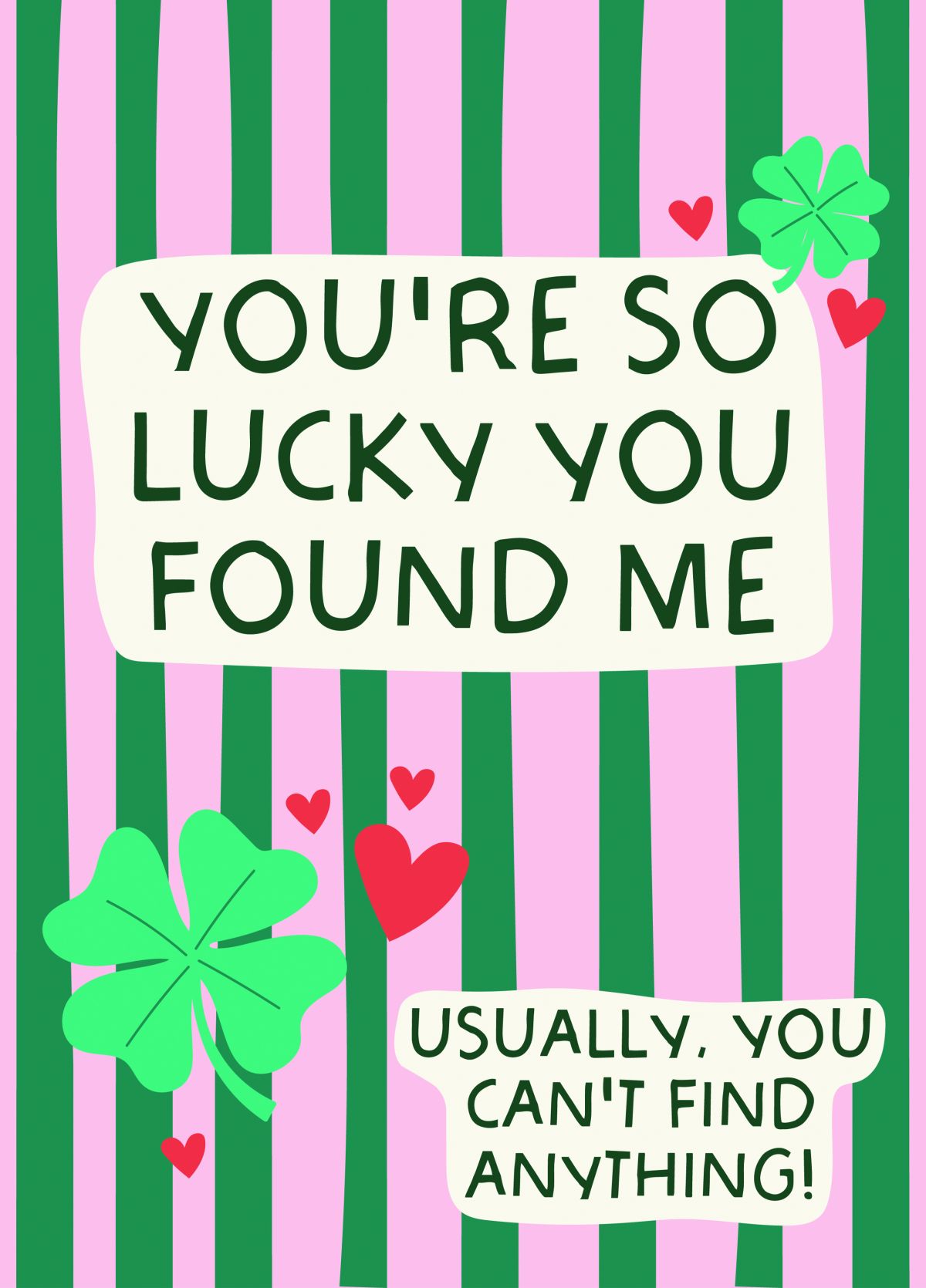 You're So Lucky - Anniversary Card