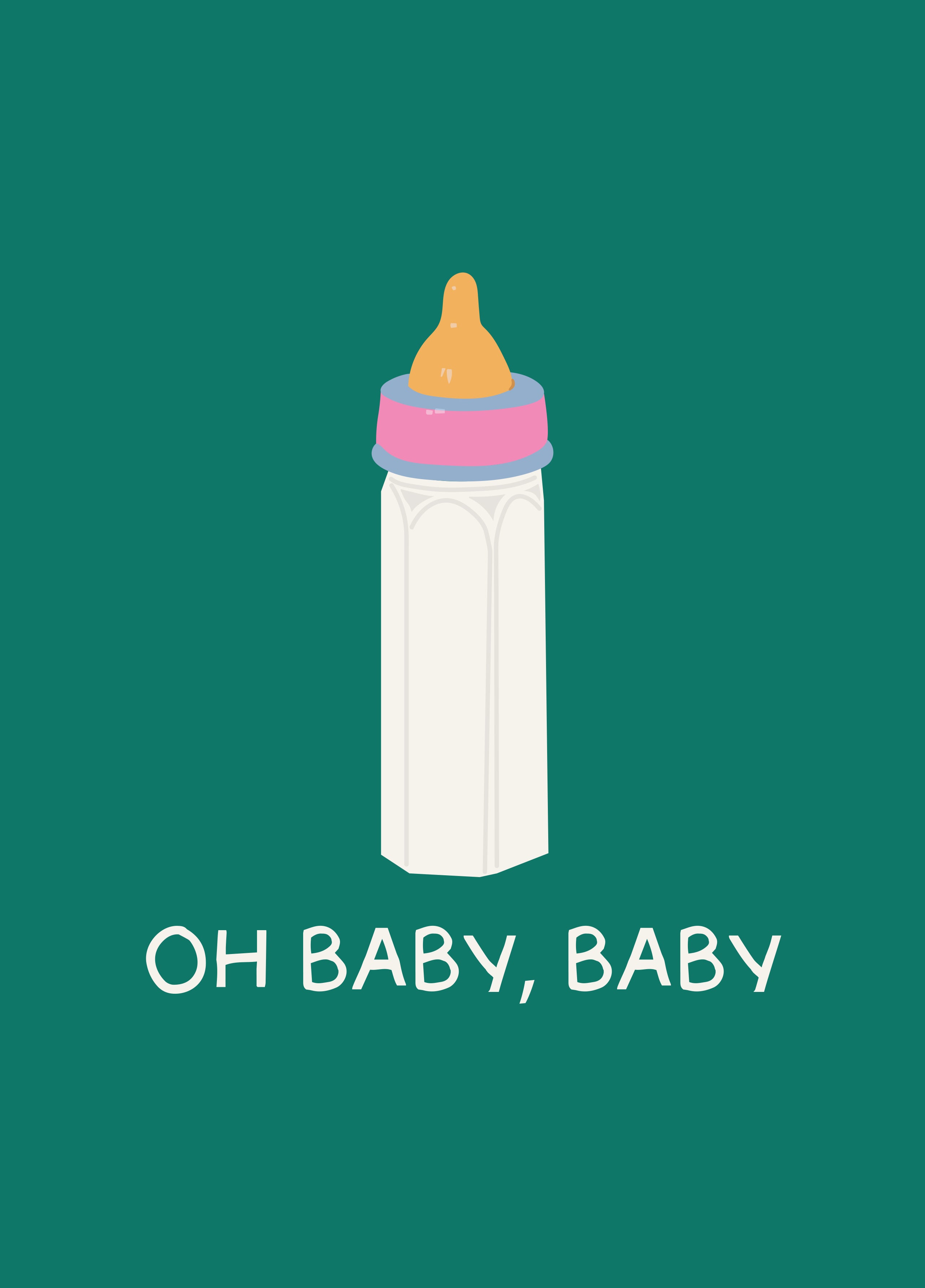 Oh Baby, Baby - New Baby Card – Scribbler Cards & Gifts