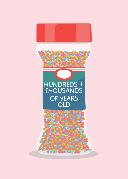 Hundreds & Thousands Birthday Card