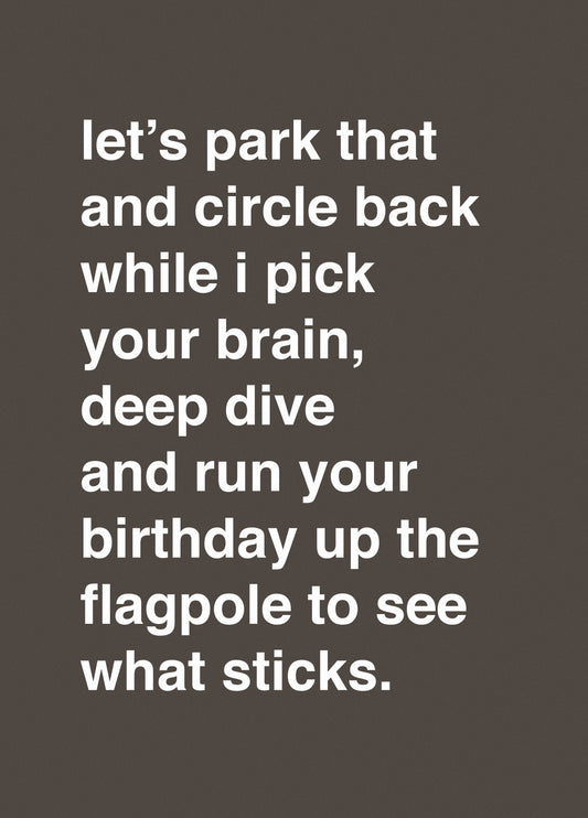 Corporate Office Slang Birthday