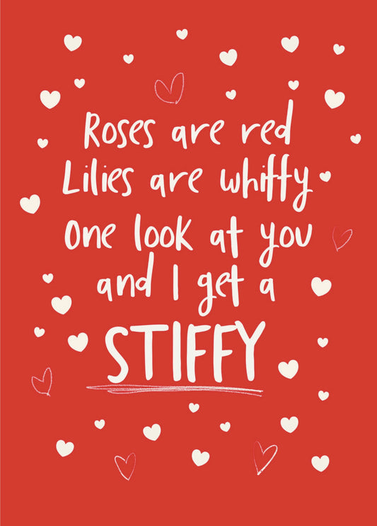 Stiffy Poem Valentine's Card