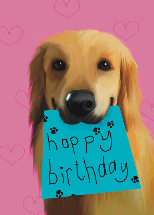 Happy Birthday Labrador Card