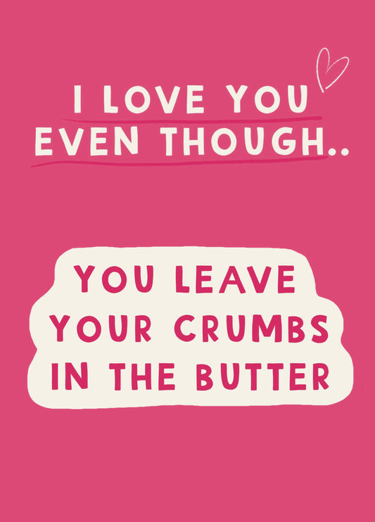 Crumbs In The Butter Annoying Habit Card