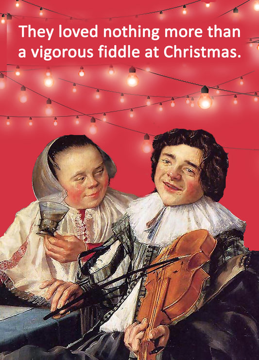 Vigorous Fiddle Card