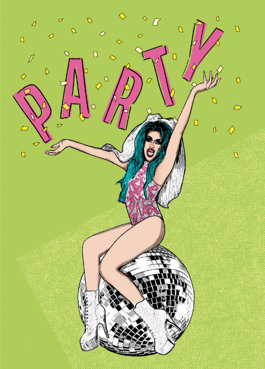 Adore Delano Party Birthday Card