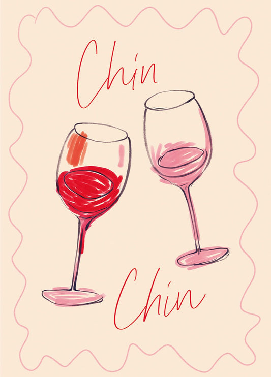 Chin Chin Congratulations, Celebration Card