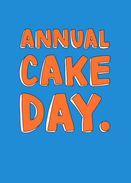 Annual Cake Day Card