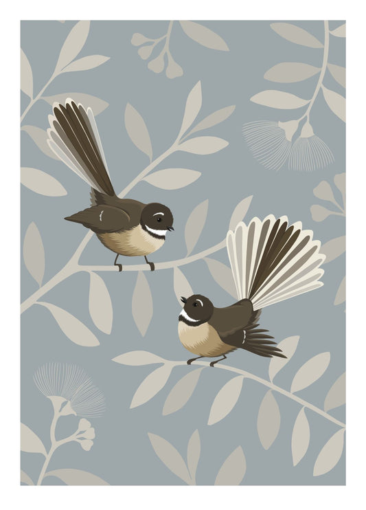 Friendly Fantails Card