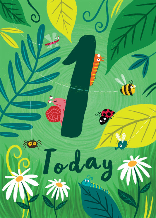1 Today Garden Bugs Card