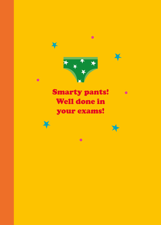 Smarty Pants - Exam Congratulations Card