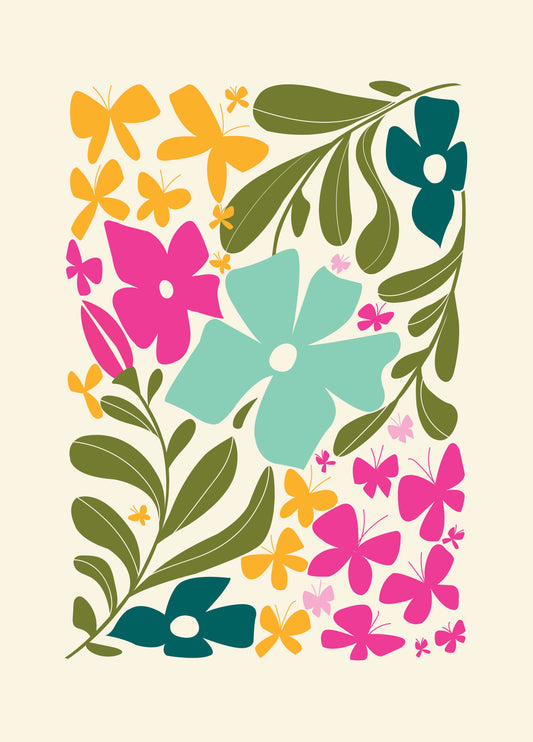 Pretty Butterfly Blank Card