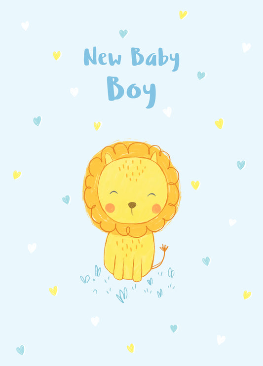 New Baby Boy Card