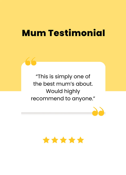Mum Testimonial Card