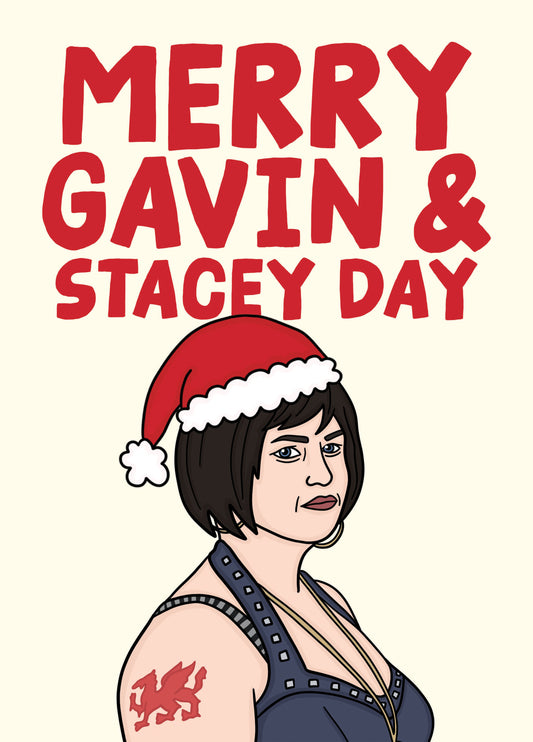 Merry Gavin And Stacey Day Nessa Christmas Card