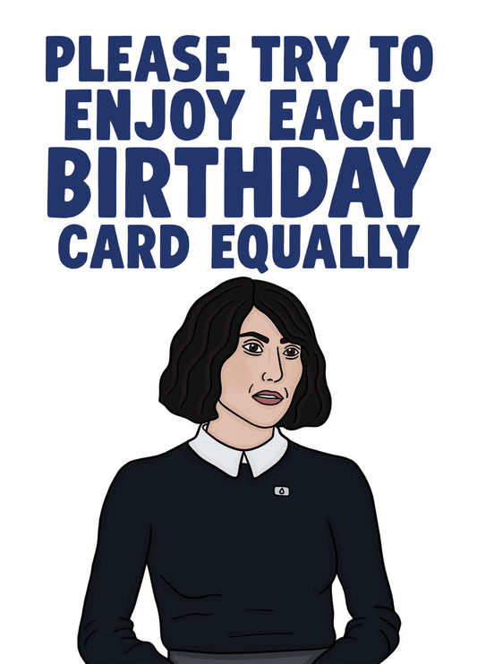 Ms Casey Severance Funny Birthday Card