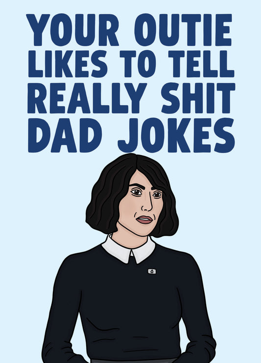 Funny Severance Ms Casey Father's Day Card