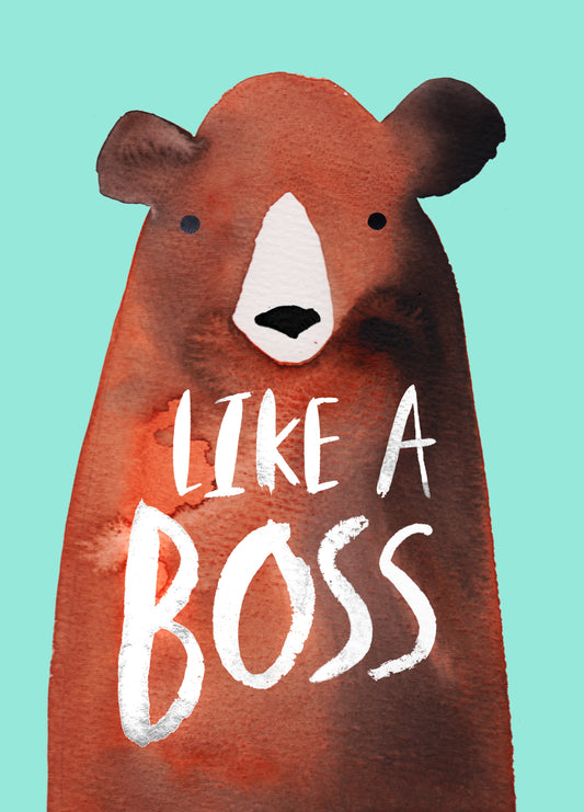 Like A Boss Card