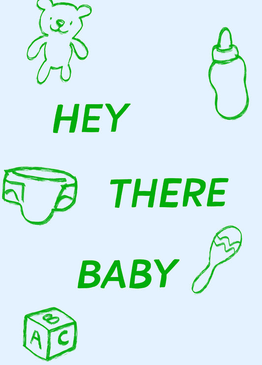 Hey There Baby Boy Card