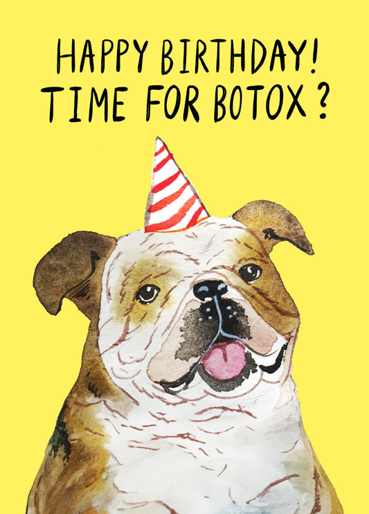 Birthday Botox Card