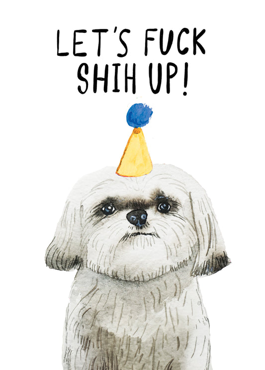 Lets Fuck Shih Up Card