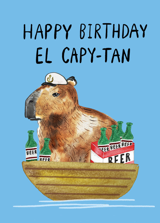 Happy Birthday El Capy-Tan Card